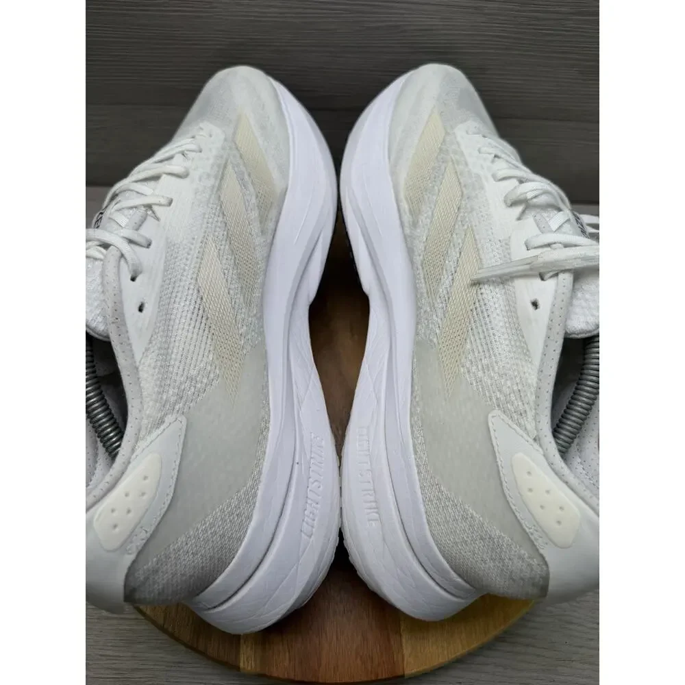 Adidas Adizero SLM2 White Zero Metallic Running Shoes men’s size 11.5